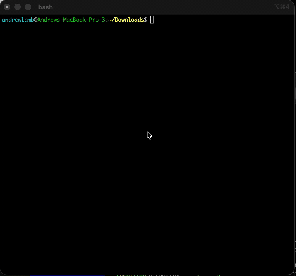 Terminal demo of TPC-DS data generation